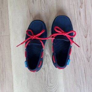 People Boys Blue Boat Shoe Loafer Water Shoe C9